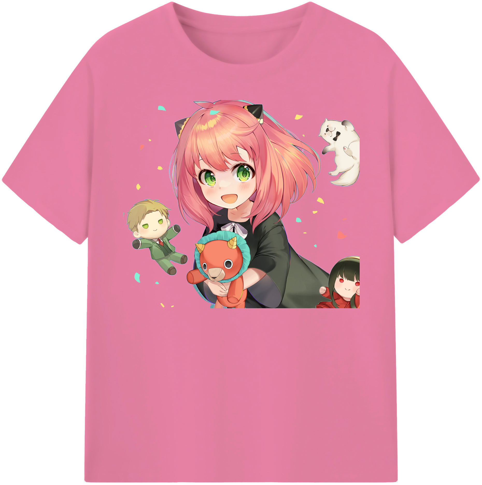 （画像用） SPY×FAMILY间谍家家酒 綿100％半袖Tシャツ（フロントプリント）